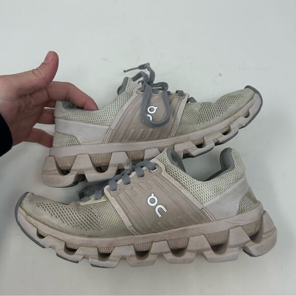 On Cloud Cloudswift Helion Shoes Women's Size 5.5 White Lily Running Sneakers - Picture 7 of 15